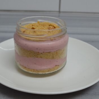 ÇİLEKLİ  MAGNOLIA CAM KASE (MARKET)